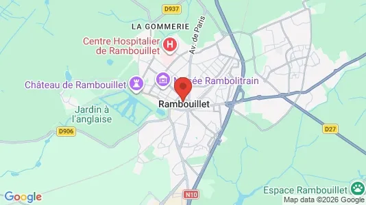 Apartments for rent i Rambouillet - kort over placeringen