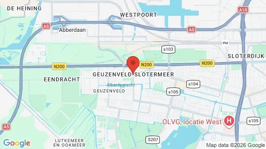 Apartments for rent in Amsterdam Geuzenveld / Slotermeer - Photo from Google Street View
