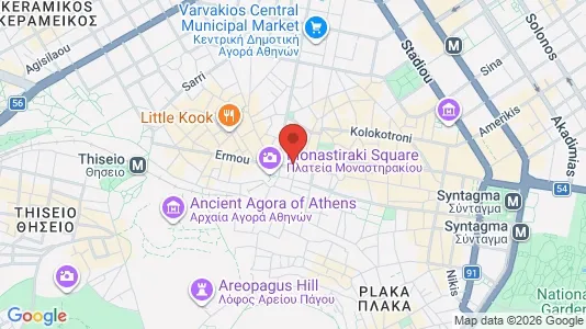 Apartments for rent in Athens Monastiraki - Photo from Google Street View