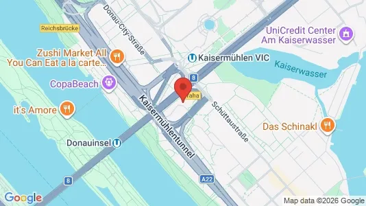 Apartments for rent i Vienna Donaustadt - kort over placeringen
