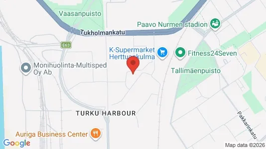 Apartments for rent i Turku - kort over placeringen