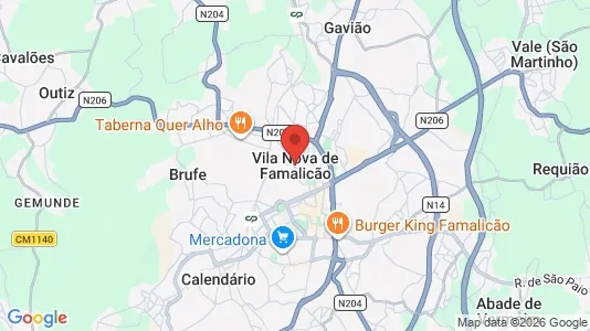 Apartments for rent in Vila Nova de Famalicão - Photo from Google Street View