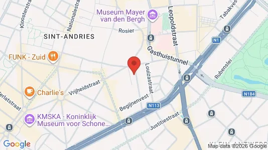 Apartments for rent i Stad Antwerp - kort over placeringen