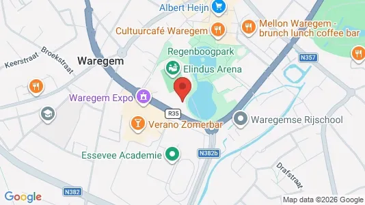 Apartments for rent i Waregem - kort over placeringen