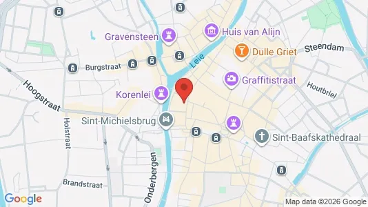 Apartments for rent i Stad Gent - kort over placeringen
