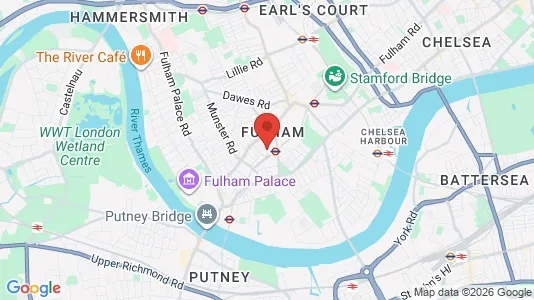 Rooms for rent in London SW6 - Photo from Google Street View