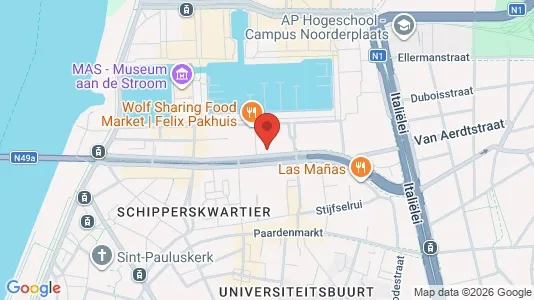 Apartments for rent i Stad Antwerp - kort over placeringen