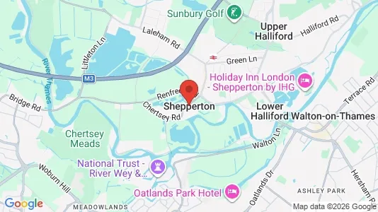 Apartments for rent i Shepperton - Middlesex - kort over placeringen