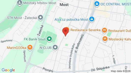 Apartments for rent in Most - Photo from Google Street View
