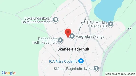 Apartments for rent i Örkelljunga - kort over placeringen