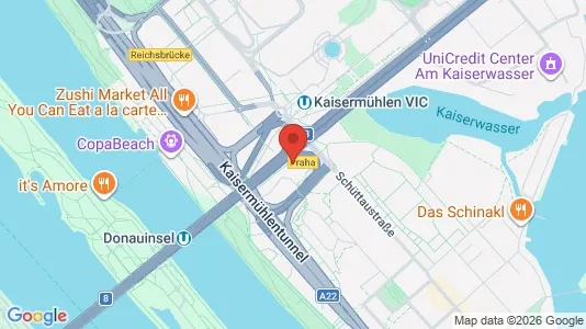 Apartments for rent i Vienna Donaustadt - kort over placeringen
