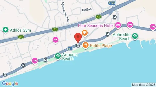 Apartments for rent in Agios Tychon Touristiki Periochi - Photo from Google Street View
