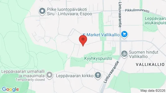 Apartments for rent i Espoo - kort over placeringen