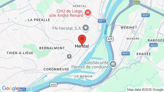 Apartments for rent in Herstal - Photo from Google Street View