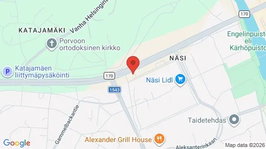 Apartments for rent i Porvoo - kort over placeringen