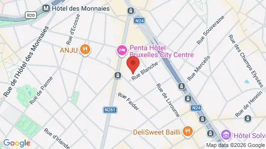 Apartments for rent in Brussels Sint-Gillis - Photo from Google Street View