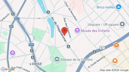 Apartments for rent in Brussels Elsene - Photo from Google Street View