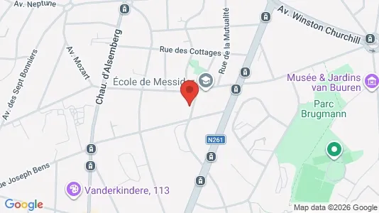 Apartments for rent in Brussels Ukkel - Photo from Google Street View