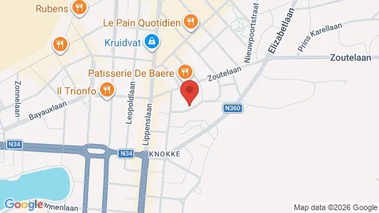 Apartments for rent i Knokke-Heist - kort over placeringen