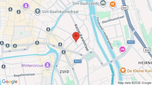 Apartments for rent i Stad Gent - kort over placeringen