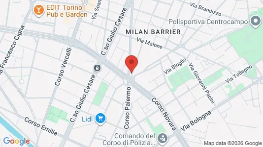 Rooms for rent in Turin - Photo from Google Street View