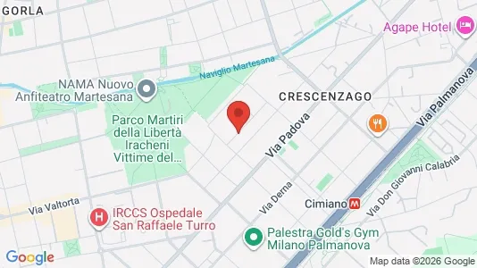 Rooms for rent i Milano Zona 2 - Stazione Centrale, Gorla, Turro, Greco, Crescenzago - kort over placeringen