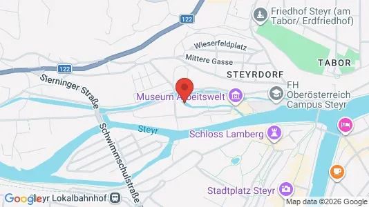 Apartments for rent i Garsten - kort over placeringen