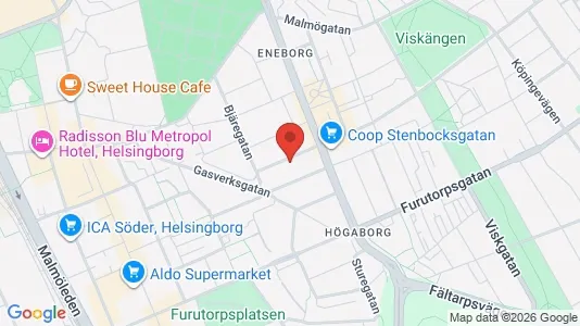 Apartments for rent in Helsingborg - Photo from Google Street View