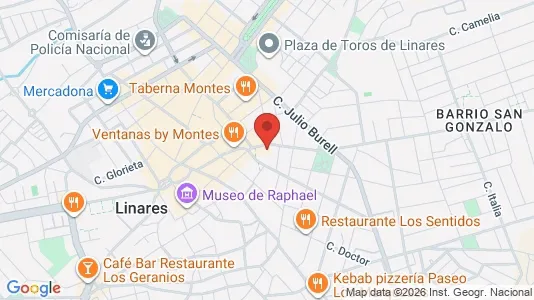 Rooms for rent in Linares - Photo from Google Street View