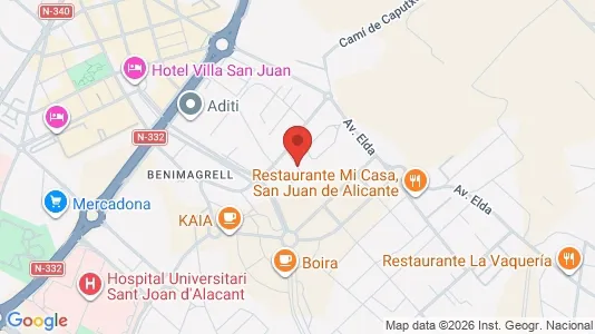 Apartments for rent in El Campello - Photo from Google Street View