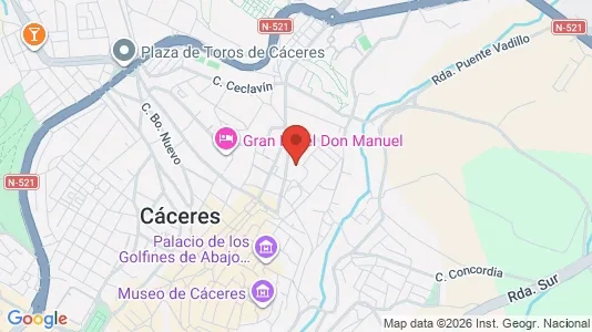 Apartments for rent in Cáceres - Photo from Google Street View