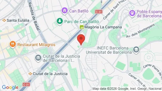 Apartments for rent in Barcelona Sants-Montjuïc - Photo from Google Street View