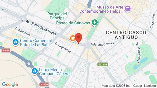 Apartments for rent in Cáceres - Photo from Google Street View