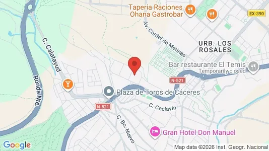 Apartments for rent in Cáceres - Photo from Google Street View