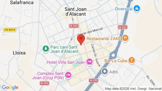 Rooms for rent in El Campello - Photo from Google Street View