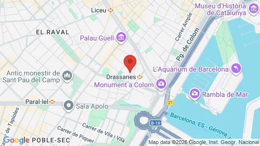 Apartments for rent i Barcelona Ciutat Vella - kort over placeringen