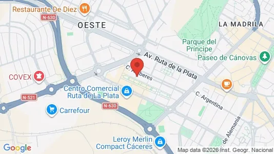 Apartments for rent in Cáceres - Photo from Google Street View
