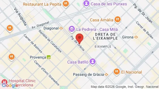 Apartments for rent in Barcelona Eixample - Photo from Google Street View