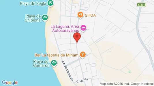 Apartments for rent in Chipiona - Photo from Google Street View