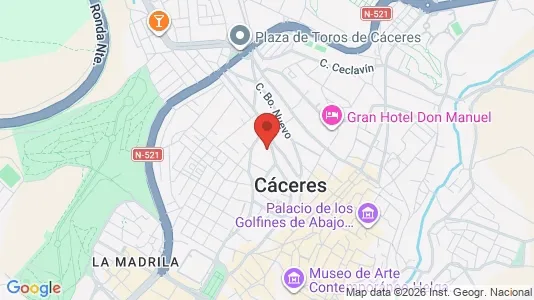 Apartments for rent in Cáceres - Photo from Google Street View