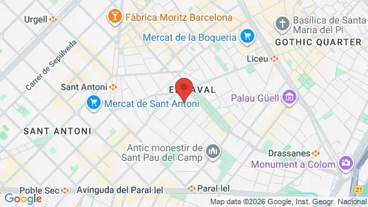 Apartments for rent in Barcelona Ciutat Vella - Photo from Google Street View