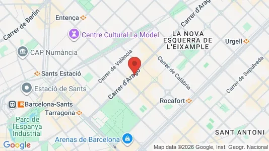 Apartments for rent in Barcelona Eixample - Photo from Google Street View