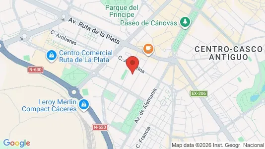 Apartments for rent in Cáceres - Photo from Google Street View