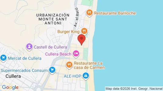 Apartments for rent in Cullera - Photo from Google Street View