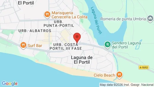Apartments for rent in Punta Umbría - Photo from Google Street View