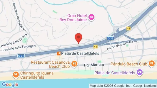 Apartments for rent i Castelldefels - kort over placeringen