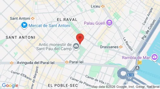 Apartments for rent i Barcelona Ciutat Vella - kort over placeringen