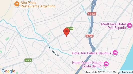 Apartments for rent i Torremolinos - kort over placeringen