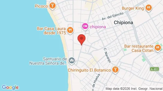Apartments for rent in Chipiona - Photo from Google Street View