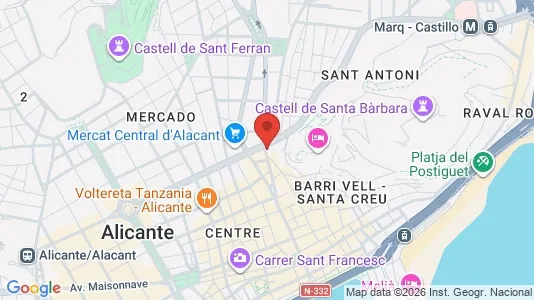 Rooms for rent in Alicante/Alacant - Photo from Google Street View